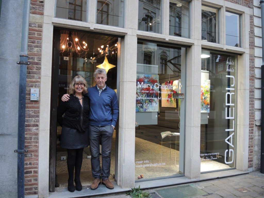 Avec Jan Van Damme, Galerij Huis Huis Gent Belgique