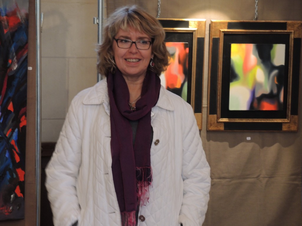 Exposition à l'Eglise St AUbin d'Houlgate pendant la Vague d'Art mai 2015