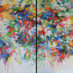 Flowers song, diptych, 2x100x120cm