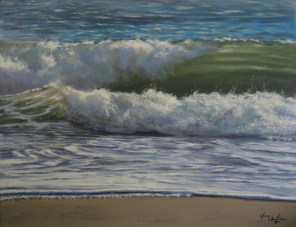 Vague à l'âme N°5 acrylique sur toile 116x89cm Vendue