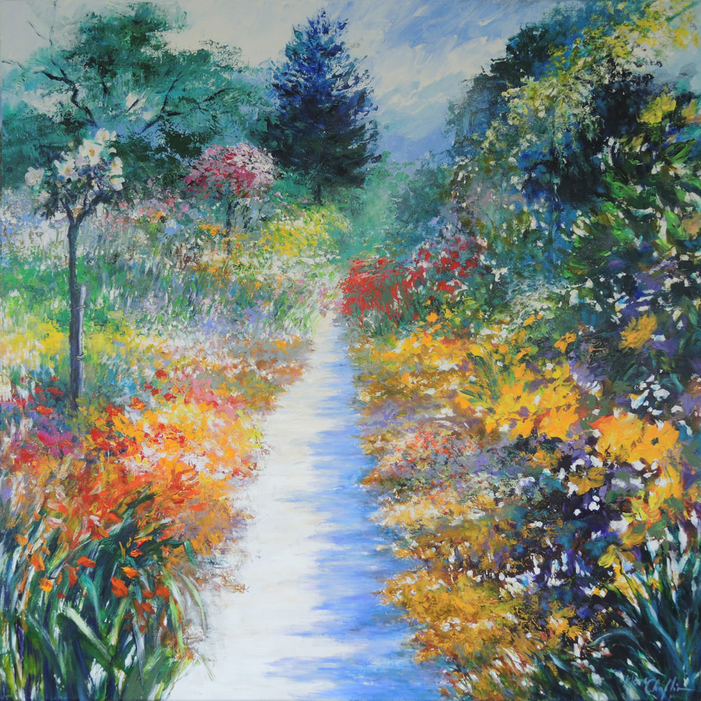 Summer promenade in Giverny Vendu