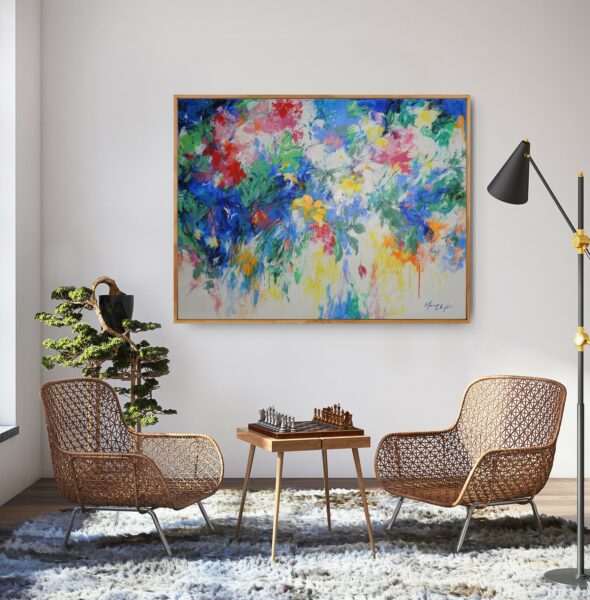 Strawberry fields,in situ 3 acrylic116x89cm